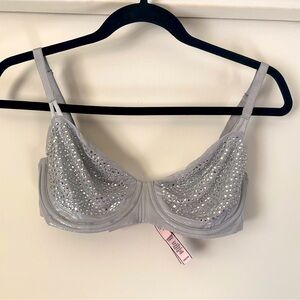Victoria's Secret Silver Gem Wicked Bra